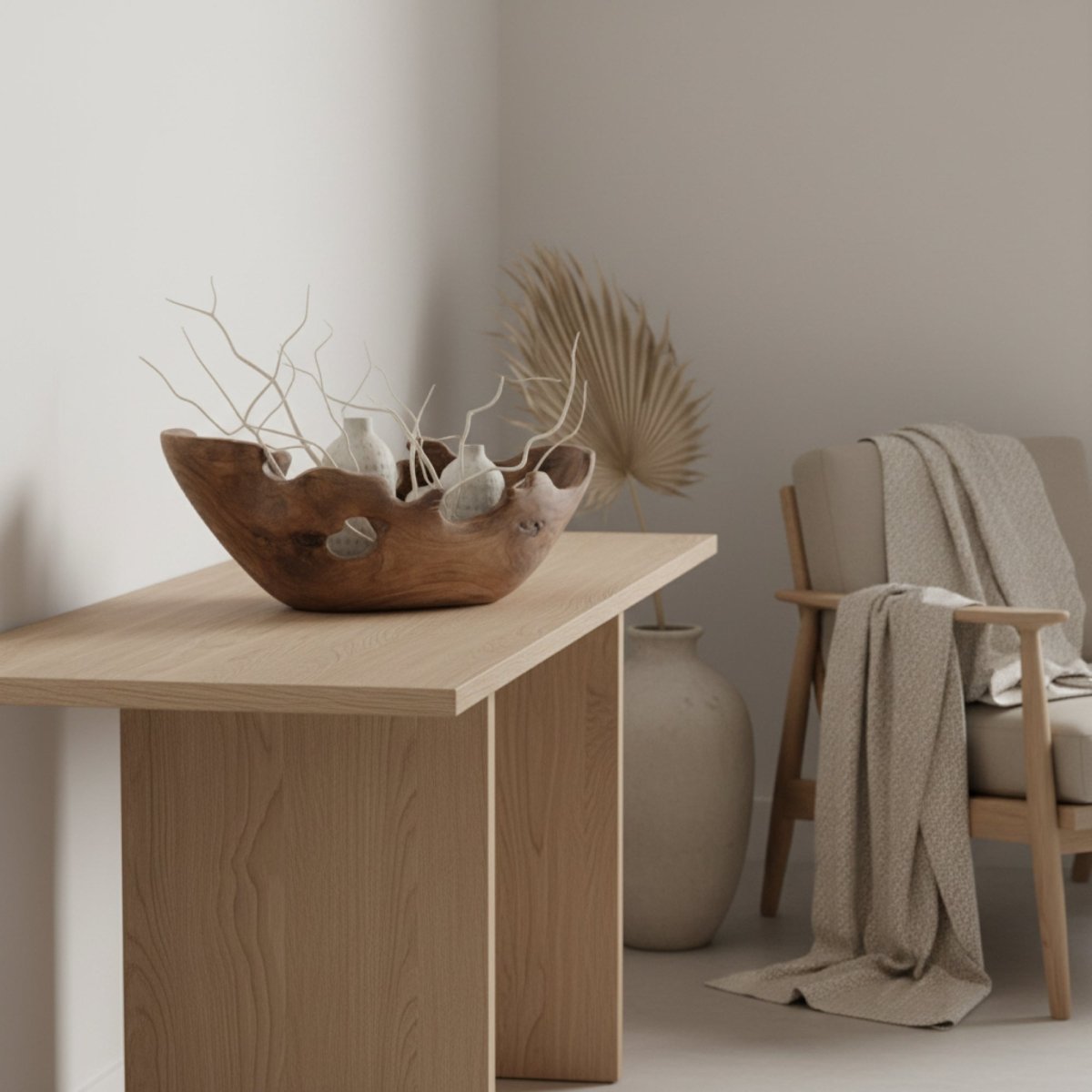 Root Hollow - Organic Wood Sculptural Tray - Northgrove -