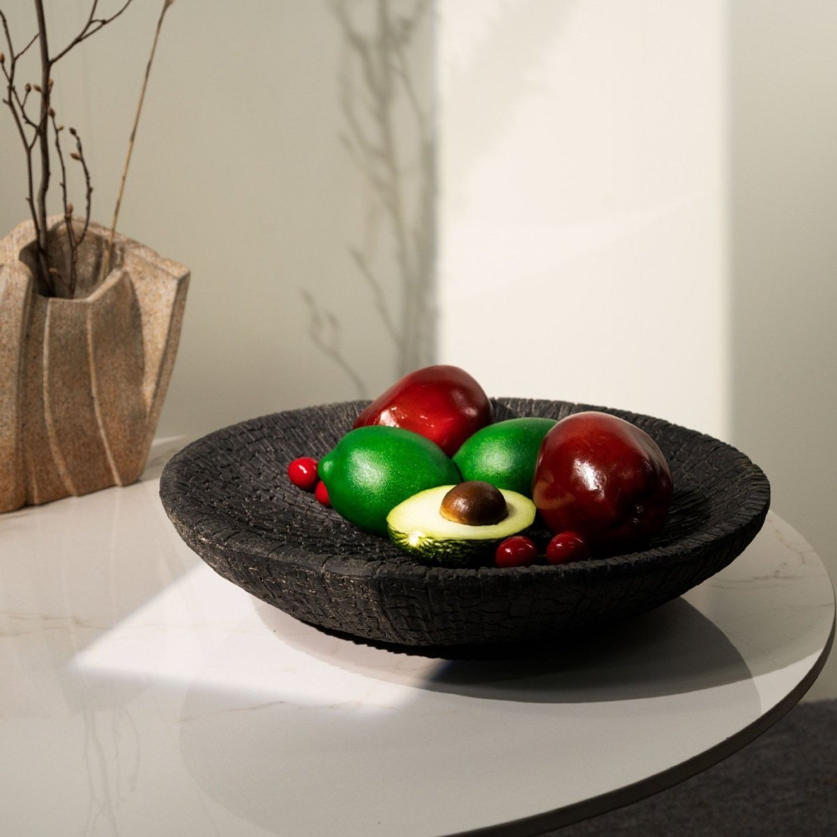 Ash Rift - Carbonized Wood Crack Bowl - Northgrove - 