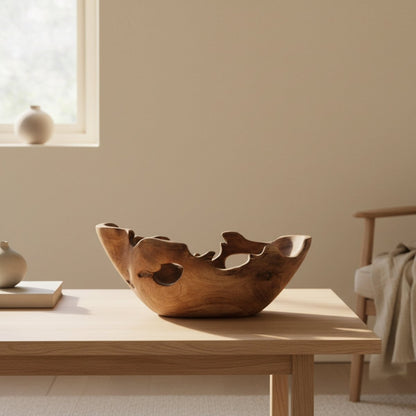 Root Hollow - Organic Wood Sculptural Tray - Northgrove - 