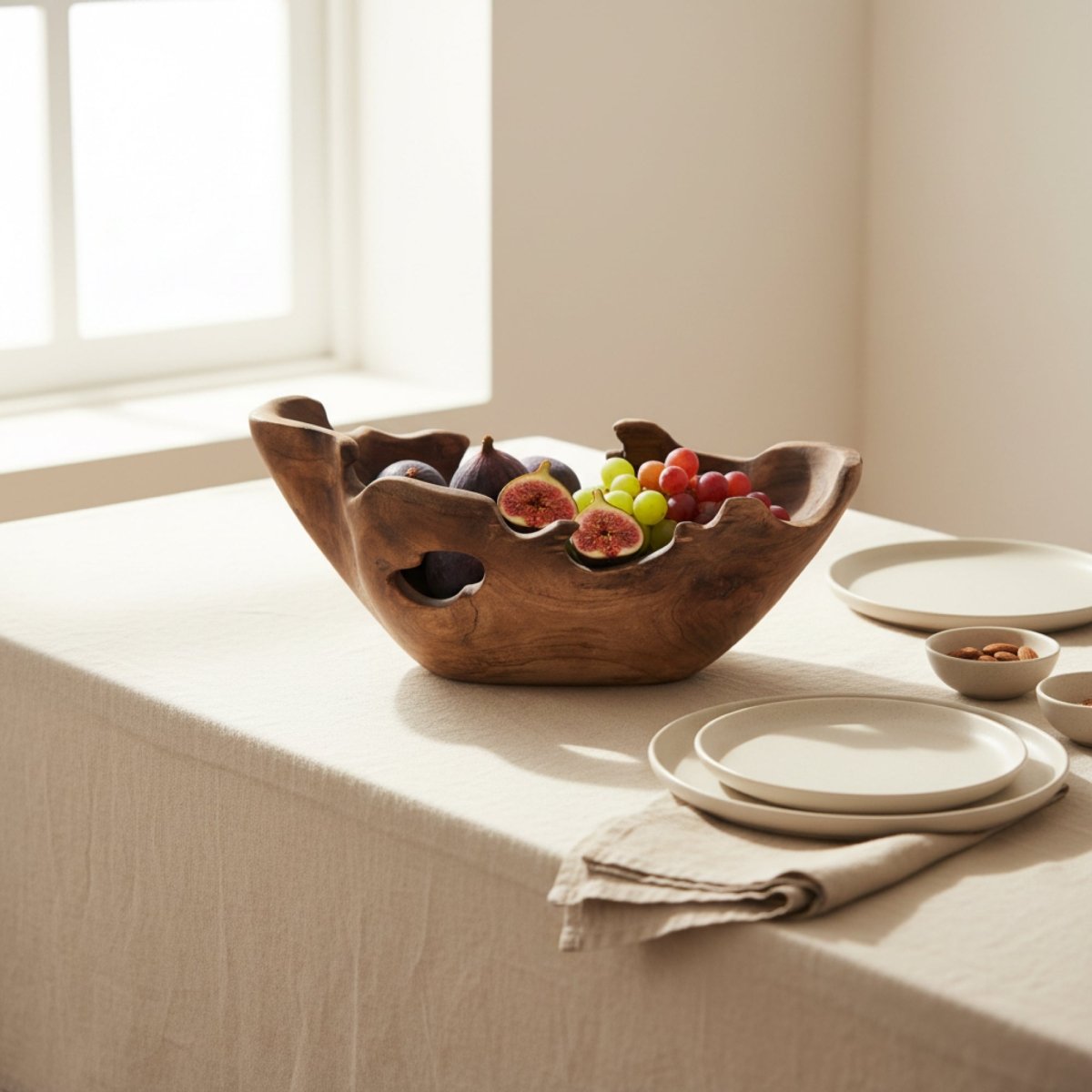 Root Hollow - Organic Wood Sculptural Tray - Northgrove - 