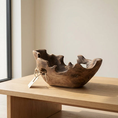 Root Hollow - Organic Wood Sculptural Tray - Northgrove - 